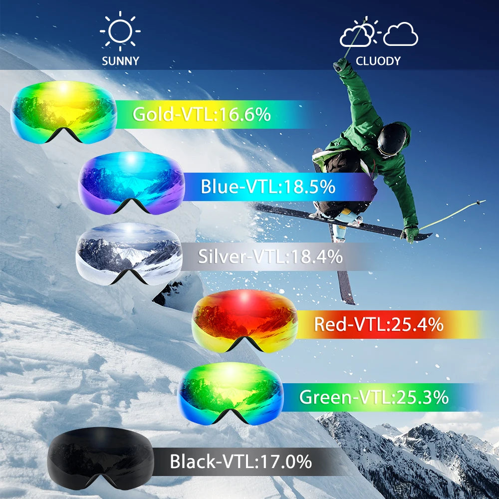 Unisex Outdoor Ski Goggles