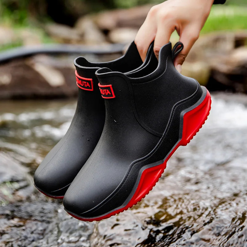 Unisex Low-Cut Waterproof Rain Shoes