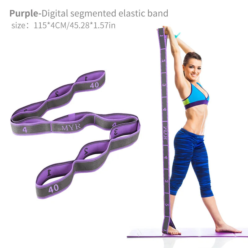 Yoga & Stretching Strap with Loops