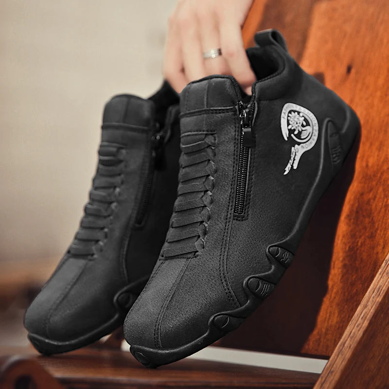 Men’s Casual Side-Zipper Boots