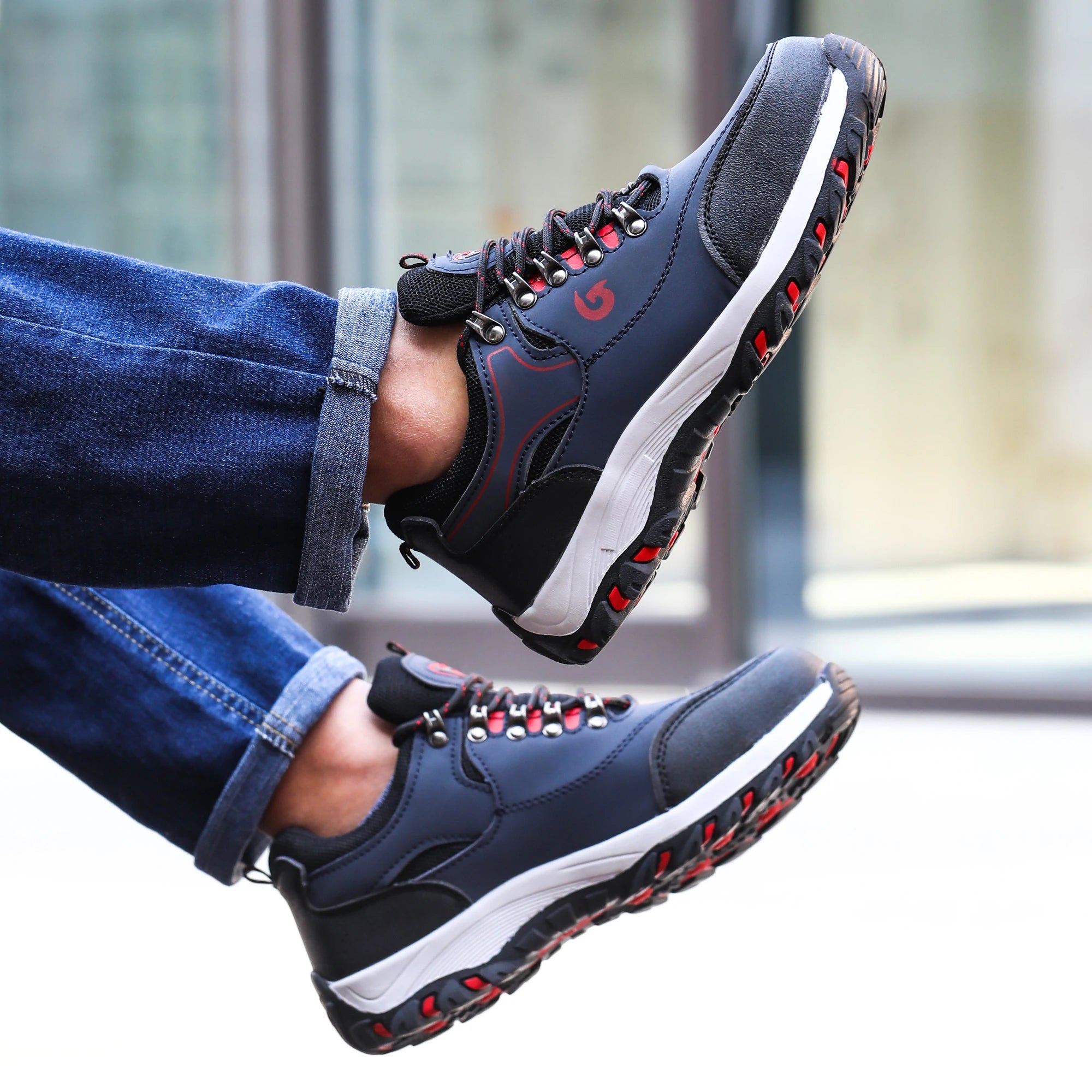 Men’s Steel Toe Work Boots – Puncture-Proof Safety Shoes