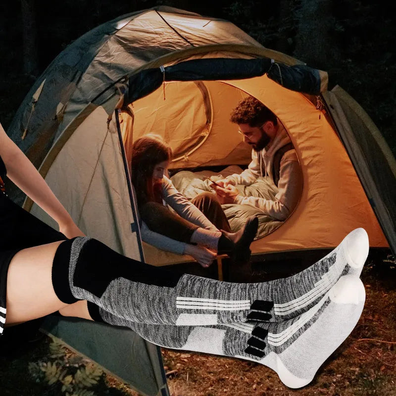 Merino Wool Knee-High Ski Socks