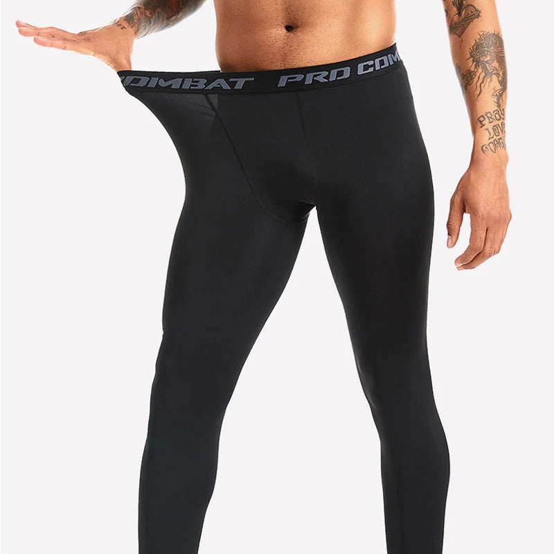 Men’s Compression Leggings – Quick-Dry Fitness Tights