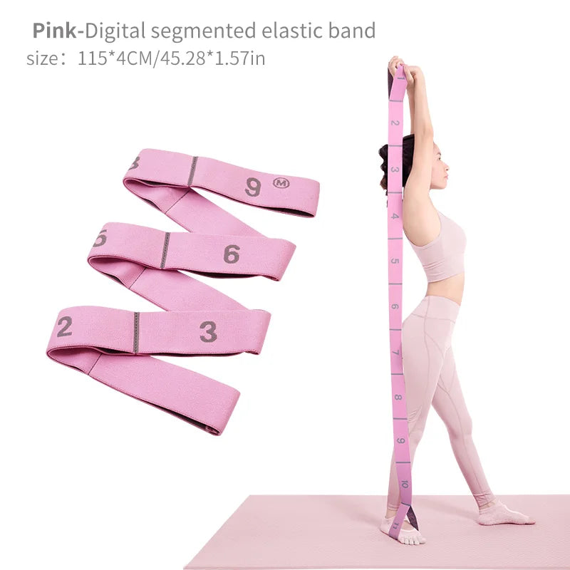 Yoga & Stretching Strap with Loops