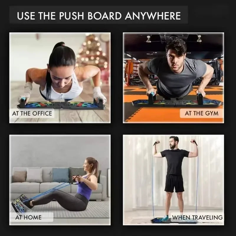 Multifunction Foldable Push-Up Board