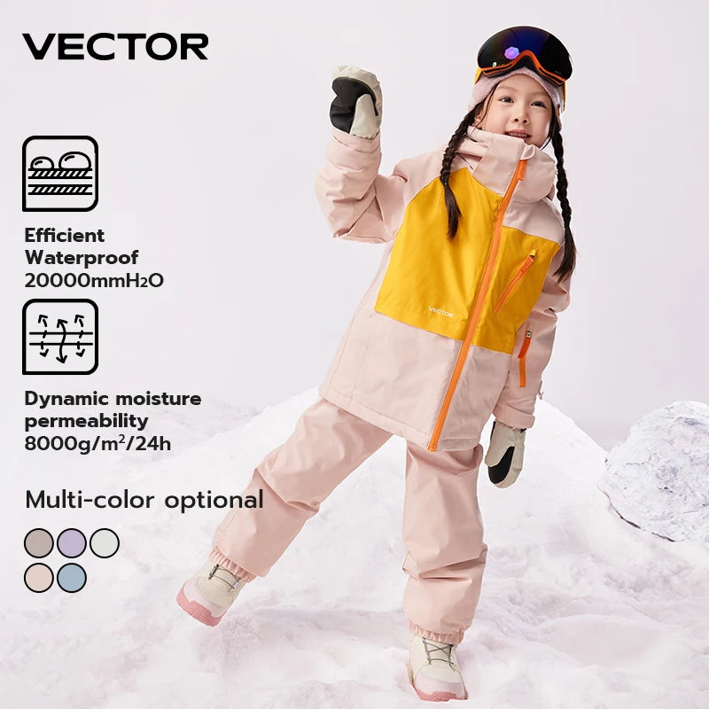 Kids’ Waterproof Ski Jacket & Pants