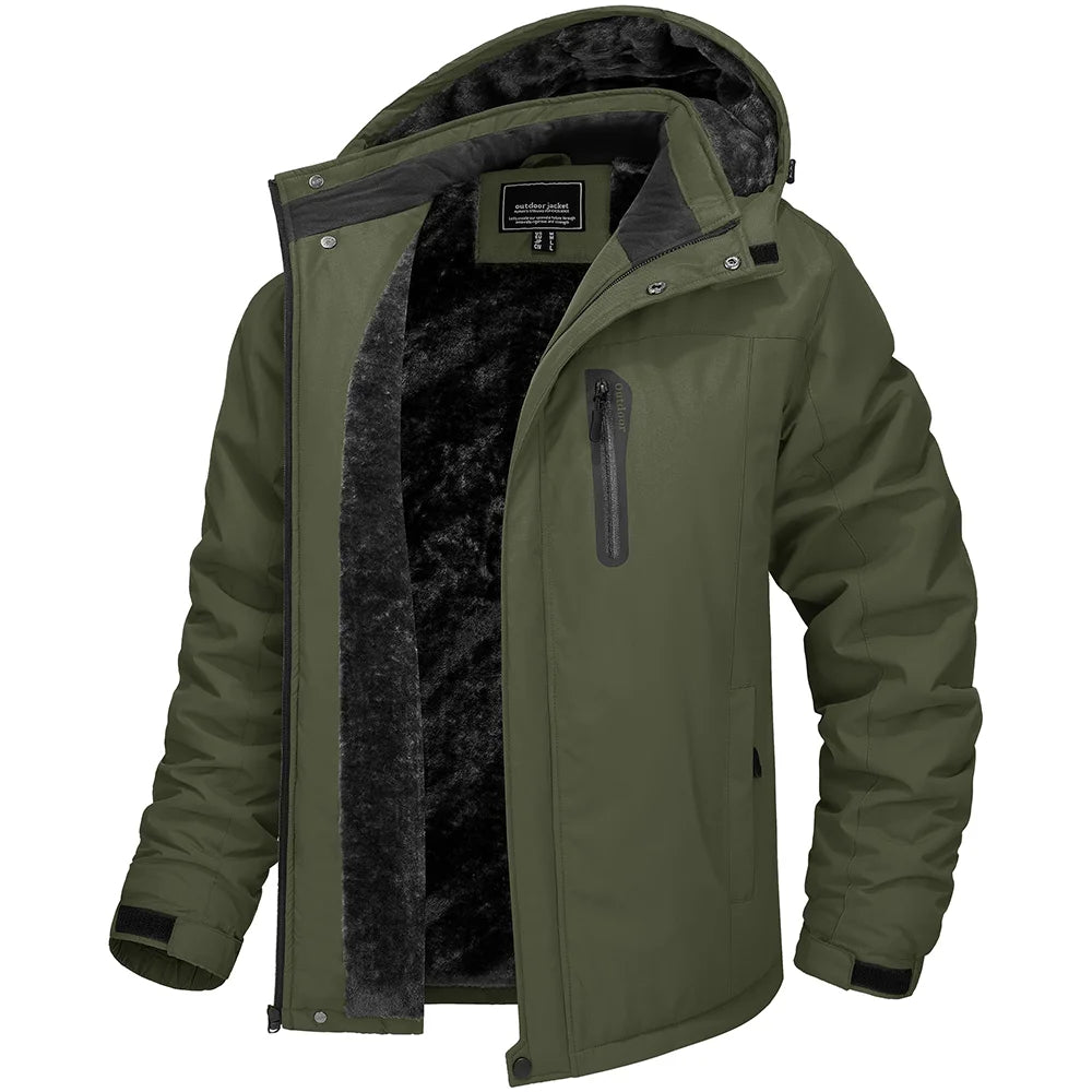 Men’s Waterproof Winter Fleece Jacket