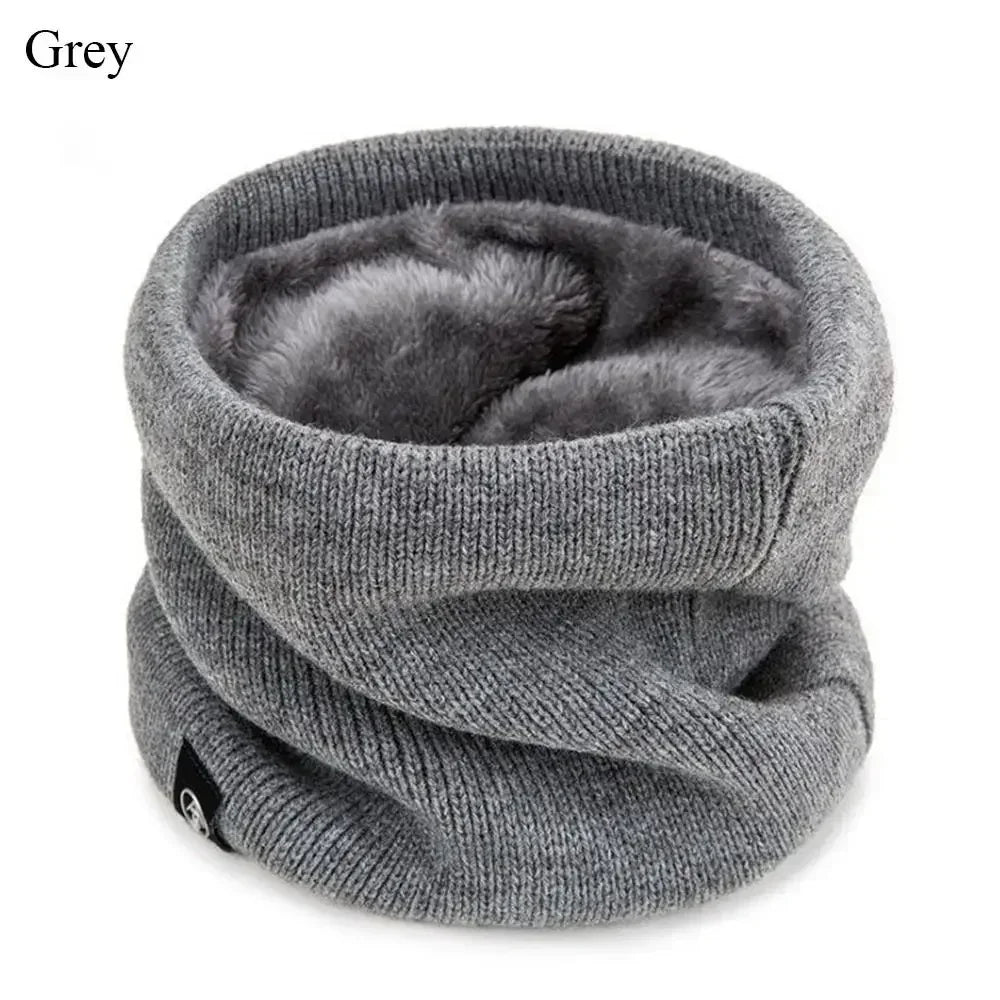 Knitted Neck Warmer Scarf – Winter Sports Face Cover