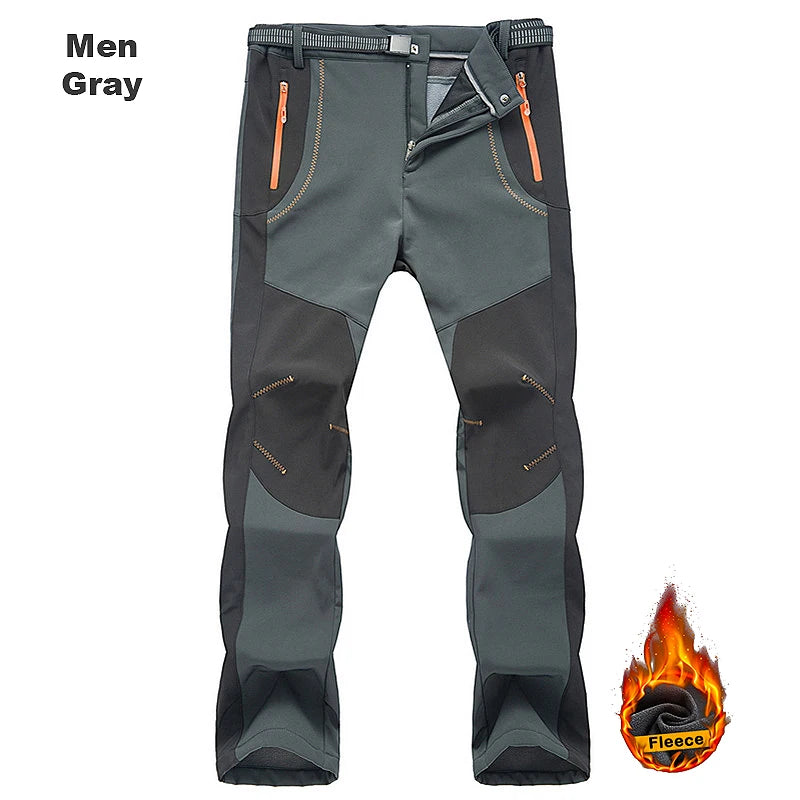 Men’s Waterproof Fleece Hiking Pants