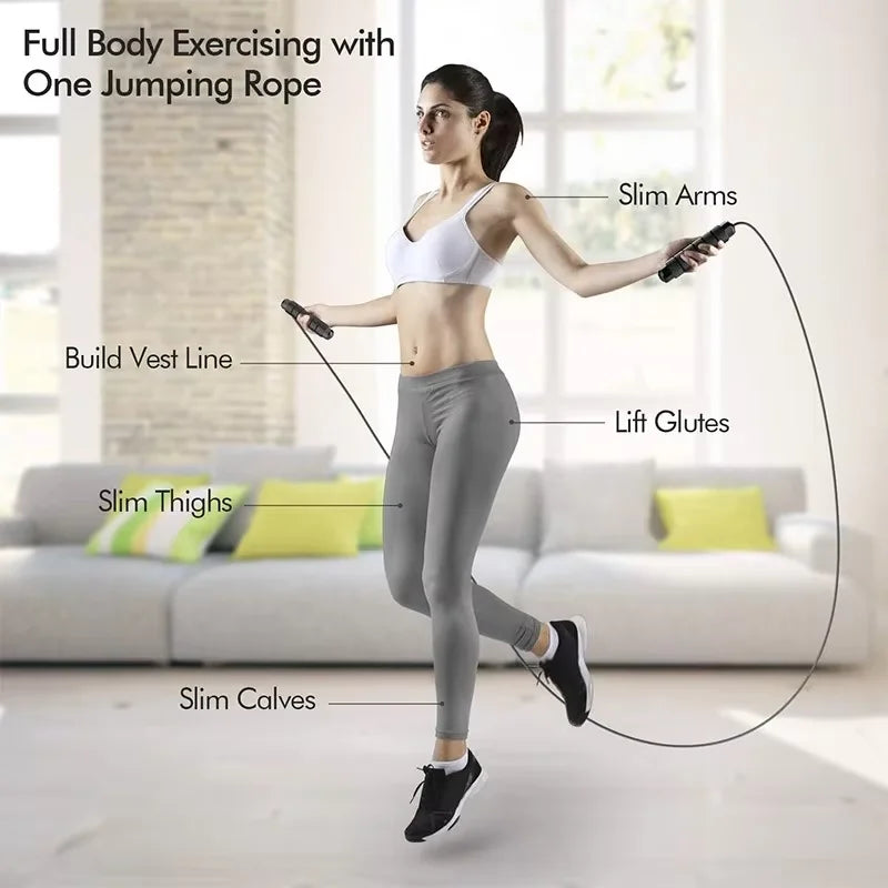 Adjustable Steel Wire Jump Rope