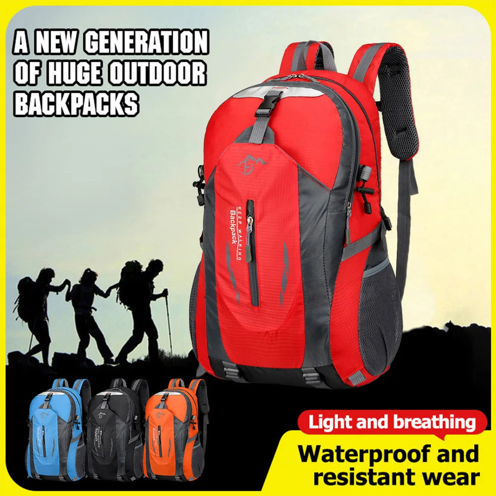 Hiking Backpack 40L – Waterproof, Lightweight Outdoor Daypack for Travel & Trekking
