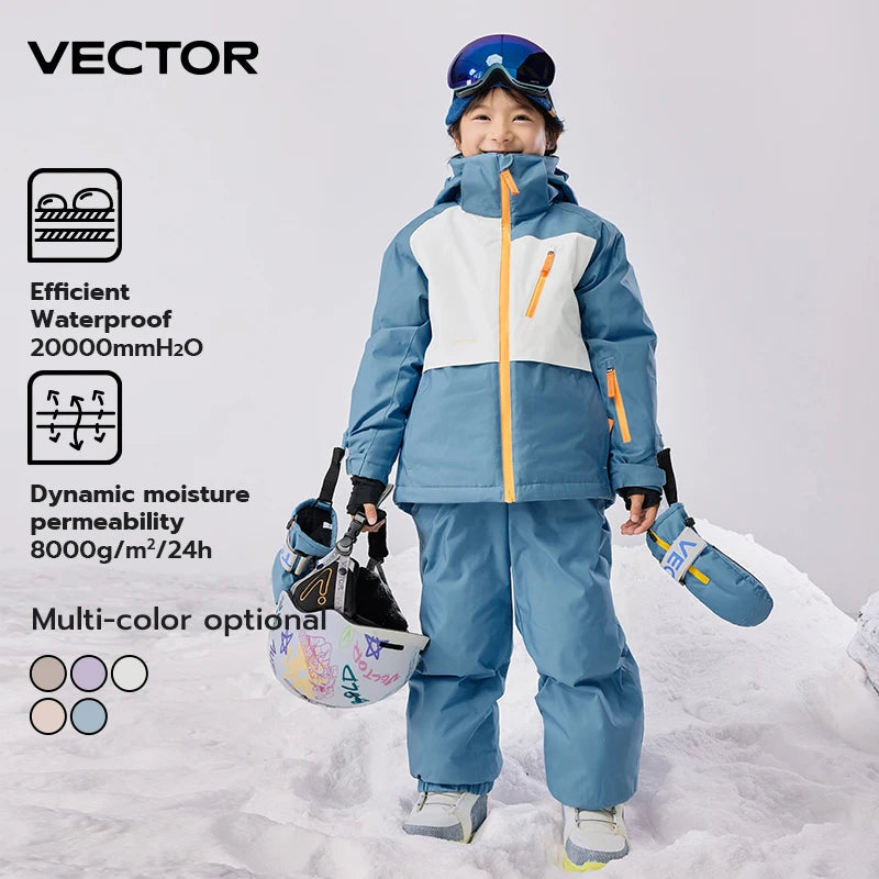 Kids’ Waterproof Ski Jacket & Pants