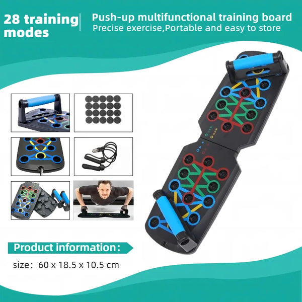 Multifunction Foldable Push-Up Board