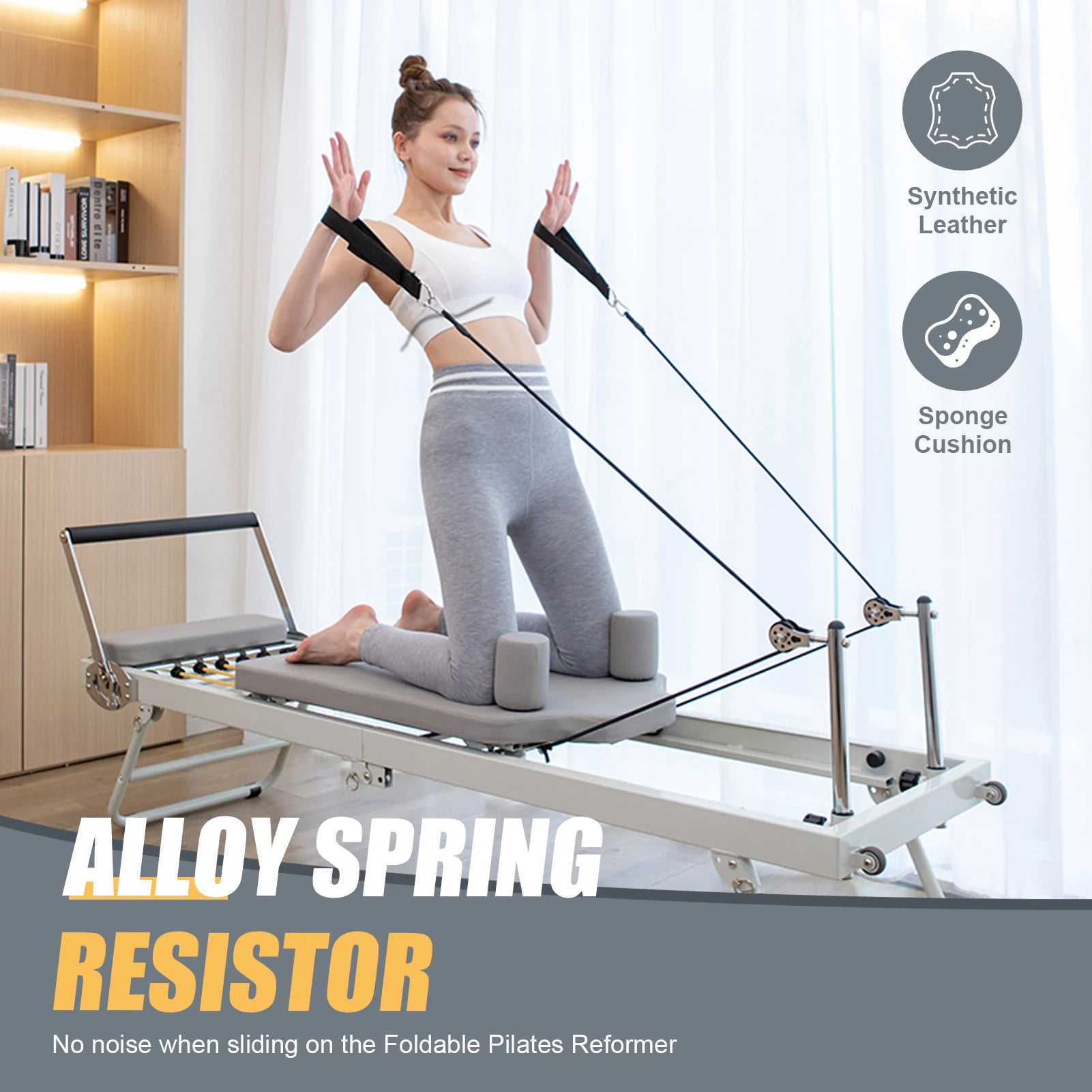 77.5" Pilates Reformer Machine
