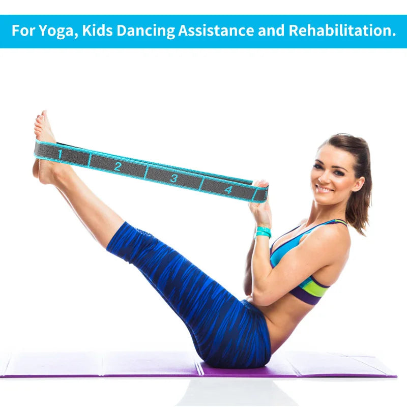 Yoga & Stretching Strap with Loops