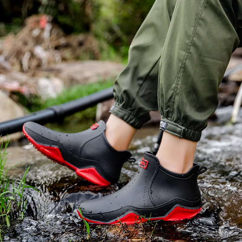Unisex Low-Cut Waterproof Rain Shoes