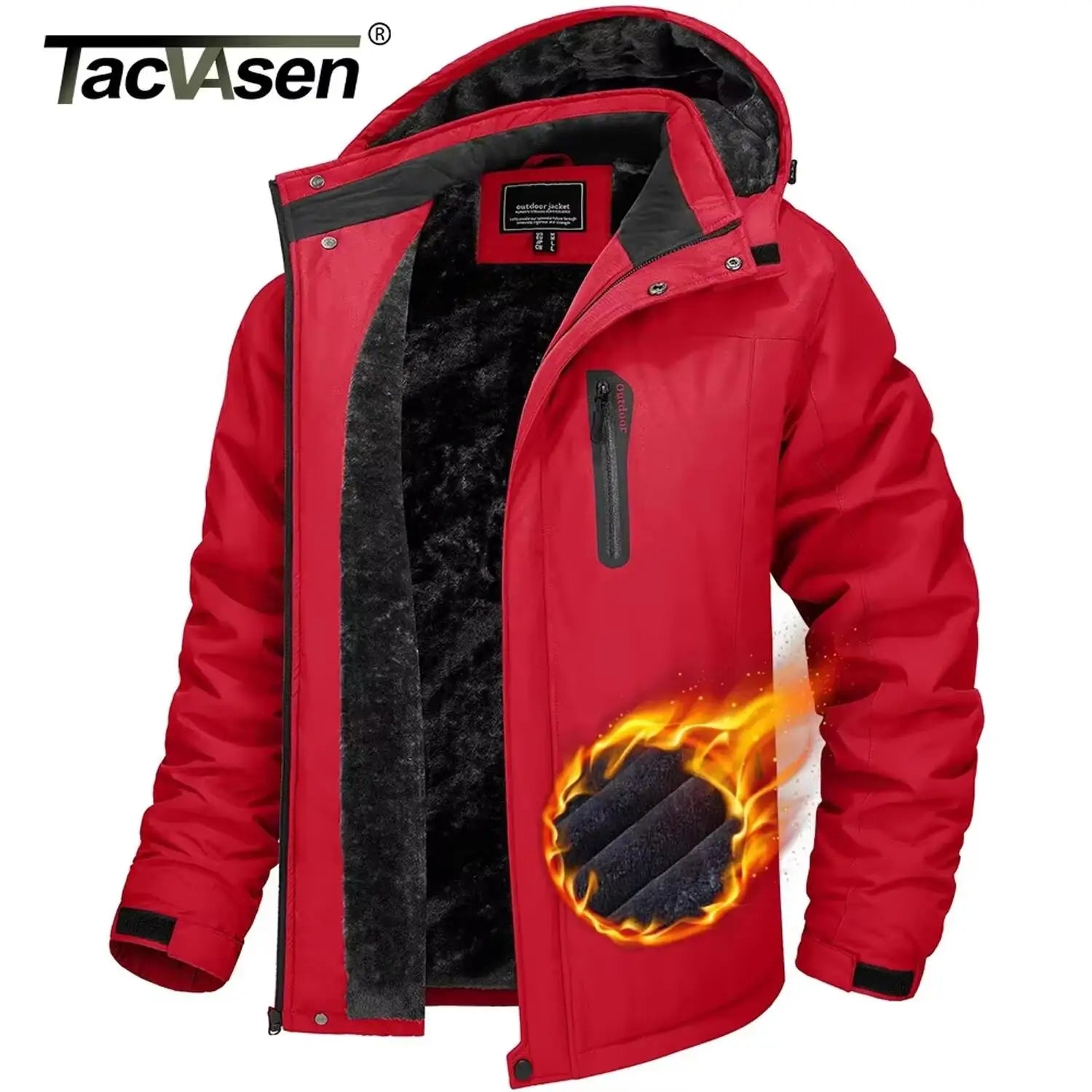Men’s Waterproof Winter Fleece Jacket