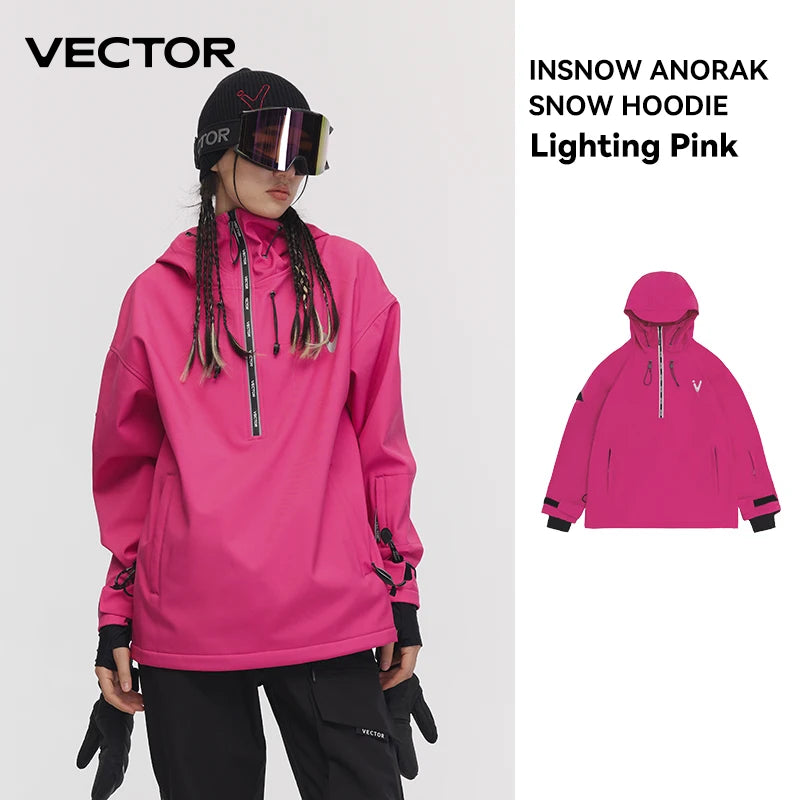 Unisex Solid Color Ski Jacket & Pants