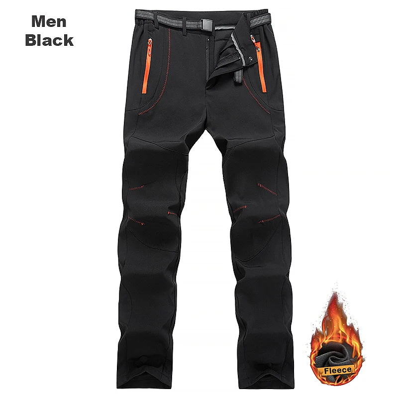 Men’s Waterproof Fleece Hiking Pants