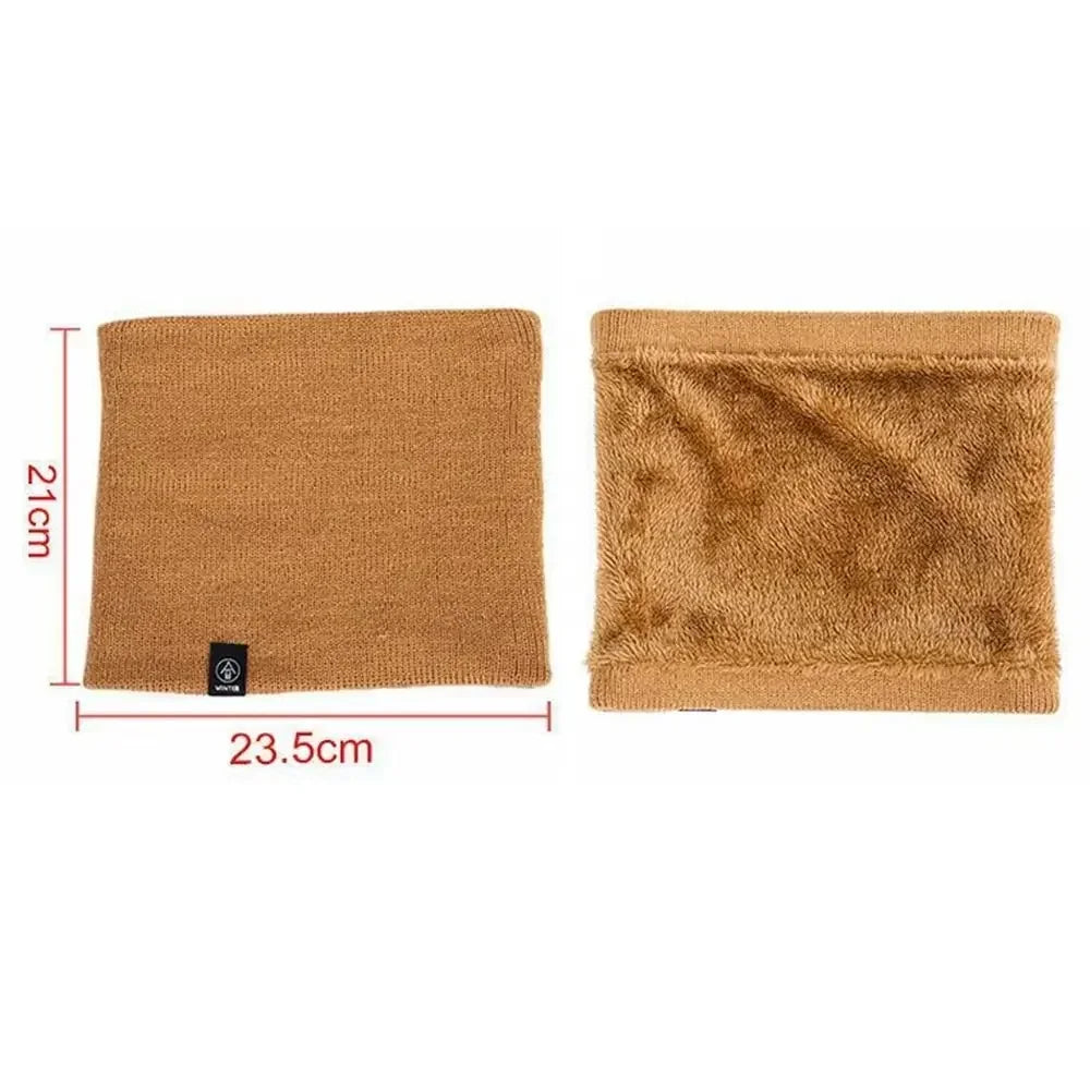 Knitted Neck Warmer Scarf – Winter Sports Face Cover