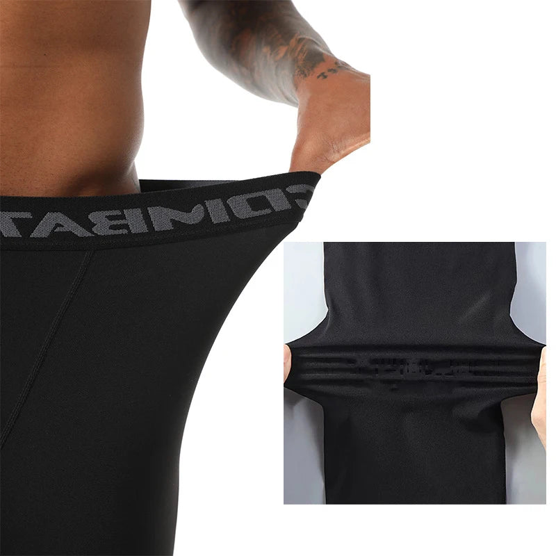 Men’s Compression Leggings – Quick-Dry Fitness Tights
