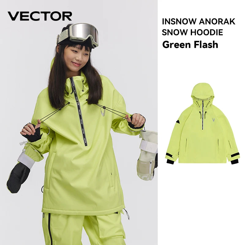 Unisex Solid Color Ski Jacket & Pants