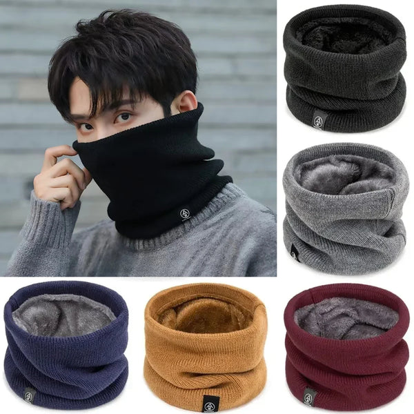 Knitted Neck Warmer Scarf – Winter Sports Face Cover