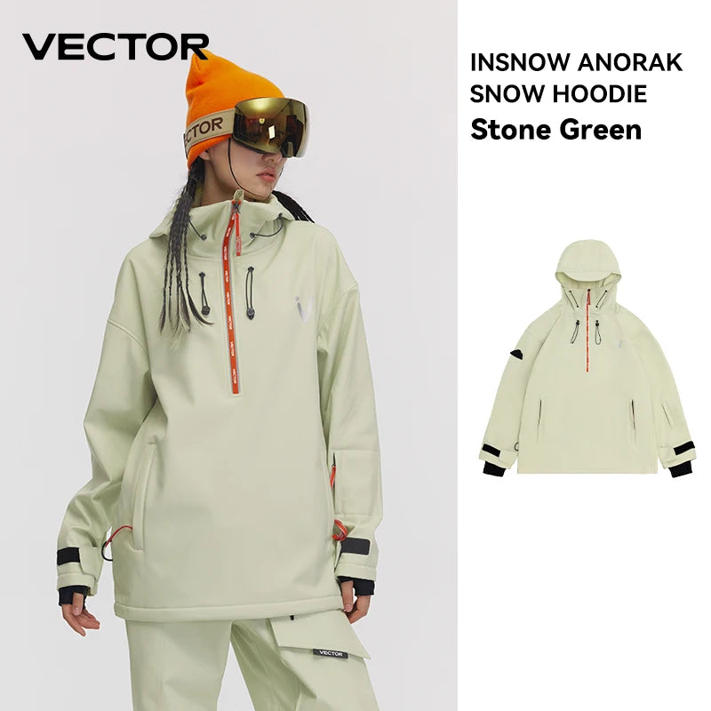 Unisex Solid Color Ski Jacket & Pants