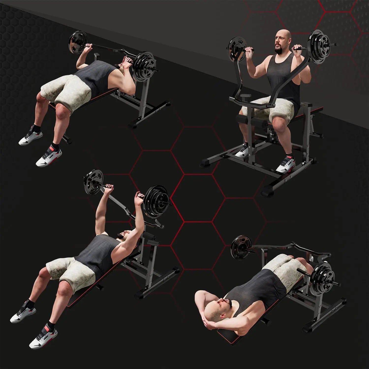 Adjustable Chest Press & Workout Bench