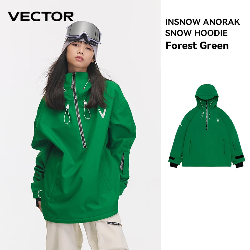 Unisex Solid Color Ski Jacket & Pants