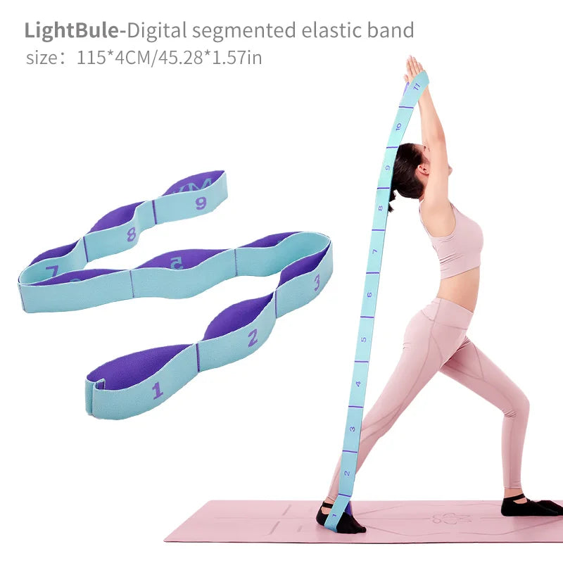 Yoga & Stretching Strap with Loops