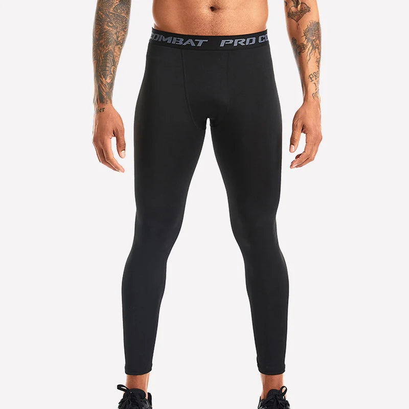Men’s Compression Leggings – Quick-Dry Fitness Tights