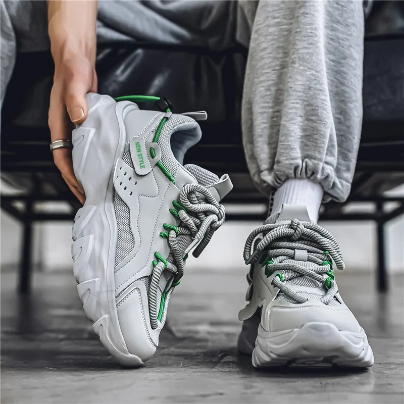 Men’s Thick-Soled Casual Sneakers