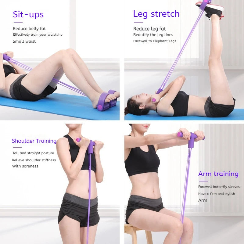 6-Tube Multi-Function Resistance Bands