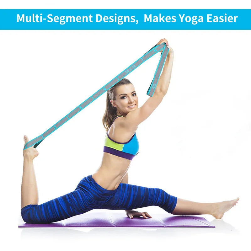 Yoga & Stretching Strap with Loops