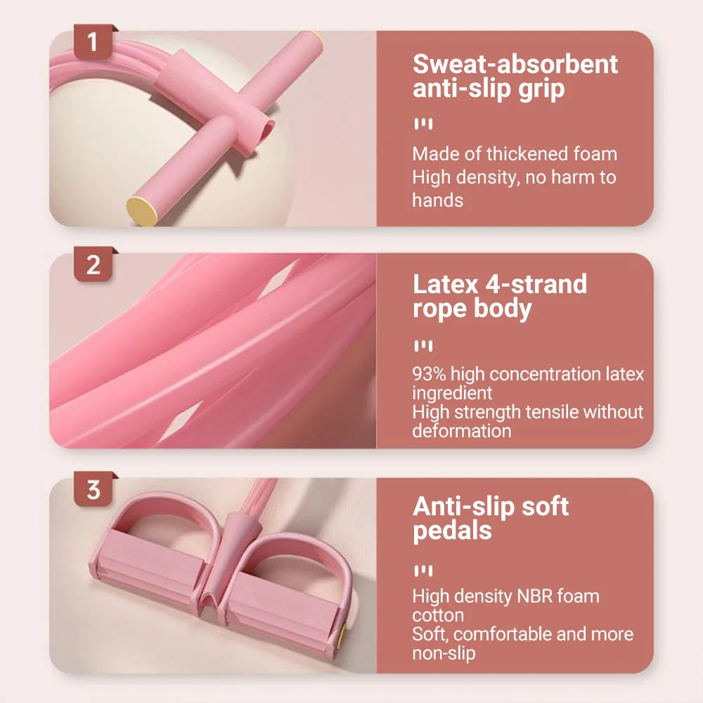 6-Tube Multi-Function Resistance Bands