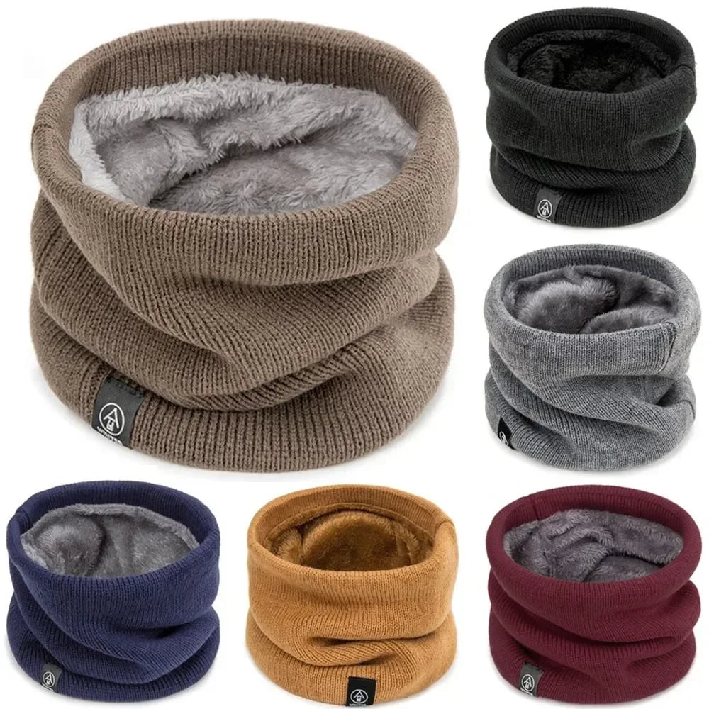 Knitted Neck Warmer Scarf – Winter Sports Face Cover