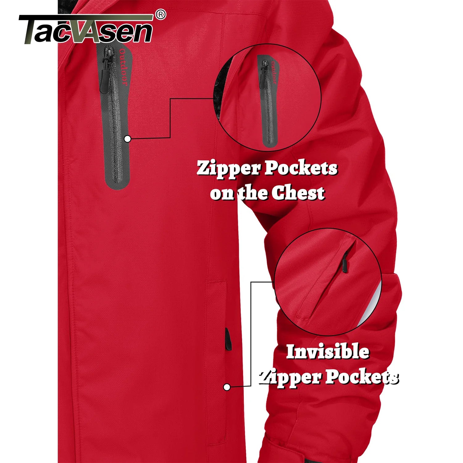 Men’s Waterproof Winter Fleece Jacket