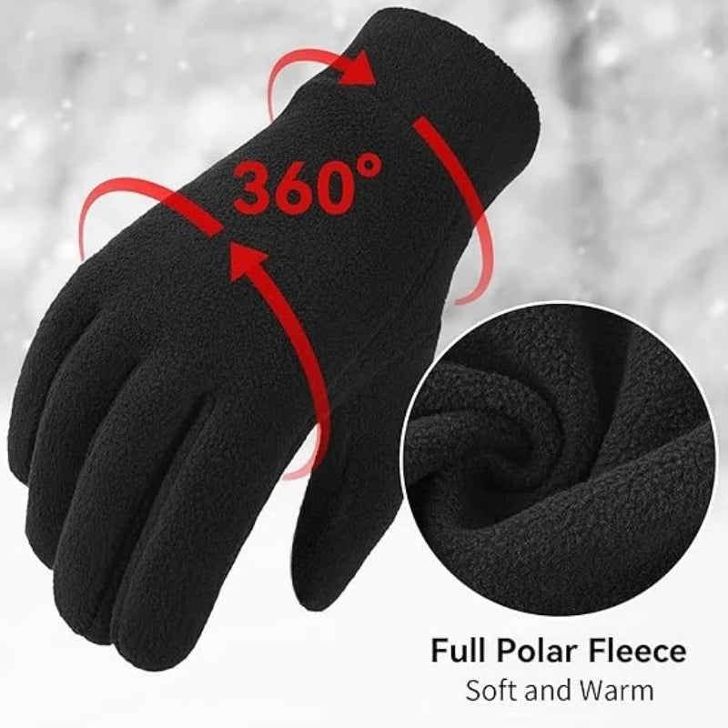 Unisex Polar Fleece Winter Gloves