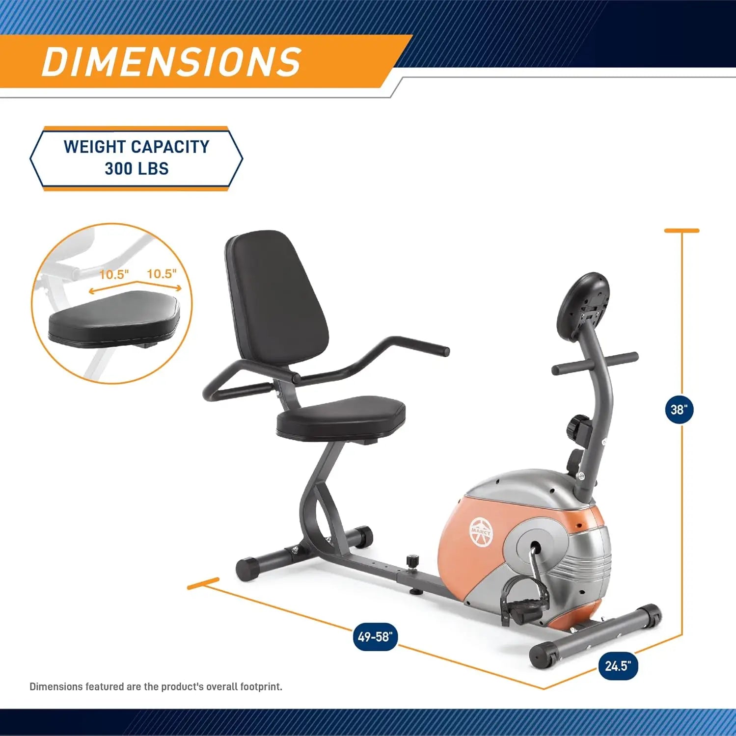 Adjustable Magnetic Resistance Exercise Bike