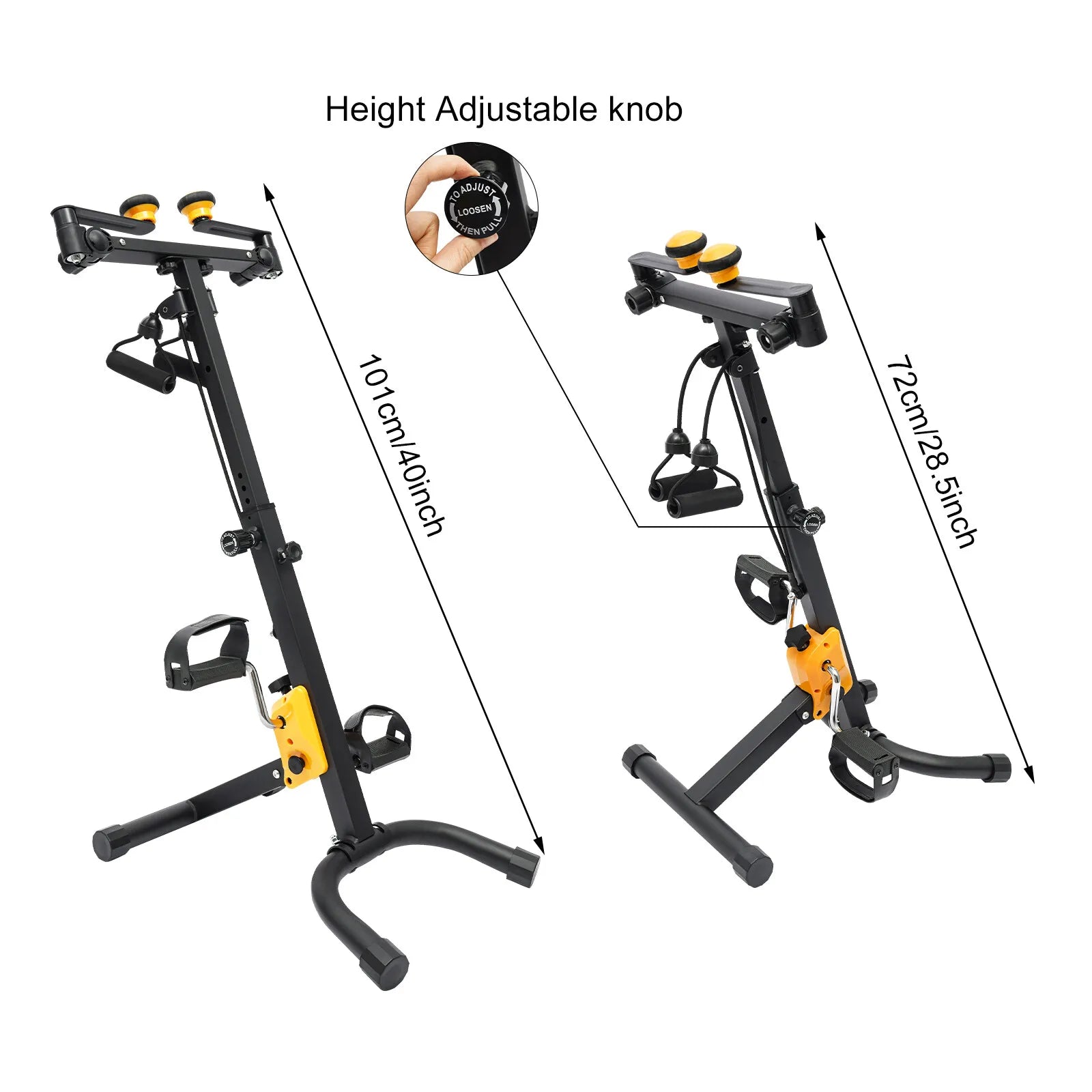 Foldable Pedal Exerciser for Seniors
